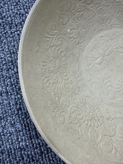 古玩陶瓷印花盤真品鑒賞圖