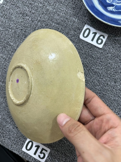 古玩陶瓷印花盤真品鑒賞圖