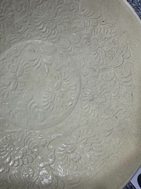 古玩陶瓷印花盤真品鑒賞圖