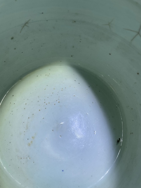 古玩陶瓷花卉紋青花罐真品鑒賞圖