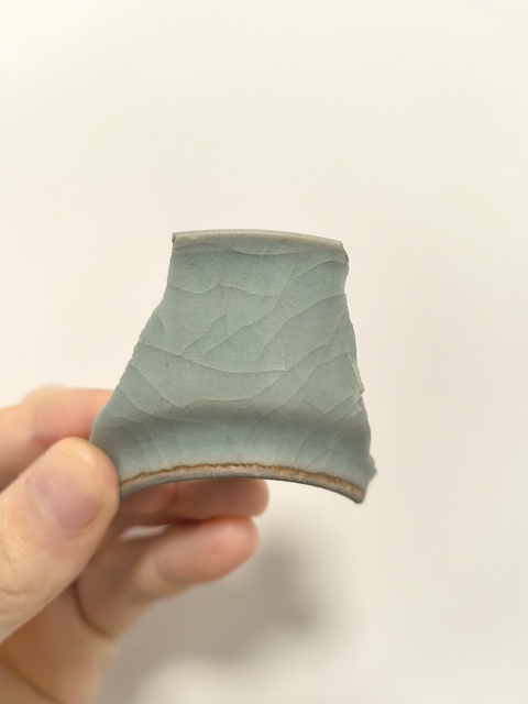 古玩陶瓷龍泉仿官標本真品鑒賞圖