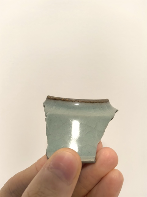 古玩陶瓷龍泉仿官標本真品鑒賞圖