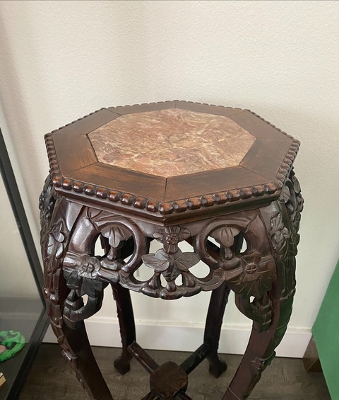 古玩雜項花幾真品鑒賞圖
