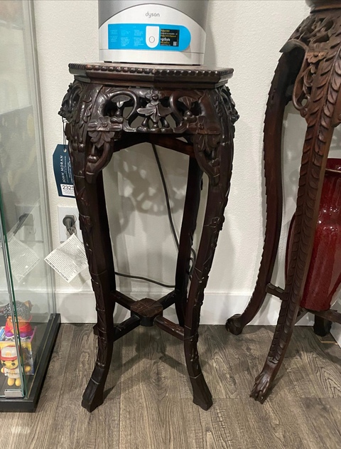古玩雜項花幾真品鑒賞圖