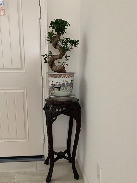 古玩雜項花幾真品鑒賞圖