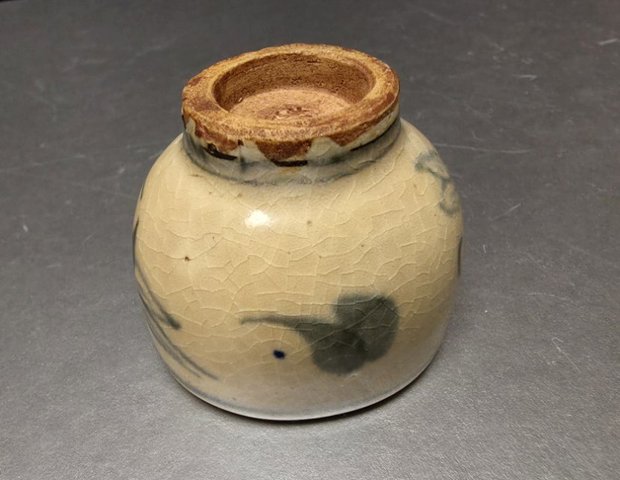 古玩陶瓷壽字款青花杯真品鑒賞圖