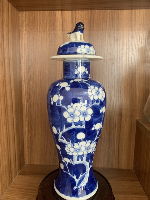 古玩陶瓷光緒 青花冰梅紋蓋瓶拍賣,當(dāng)前價格3300元