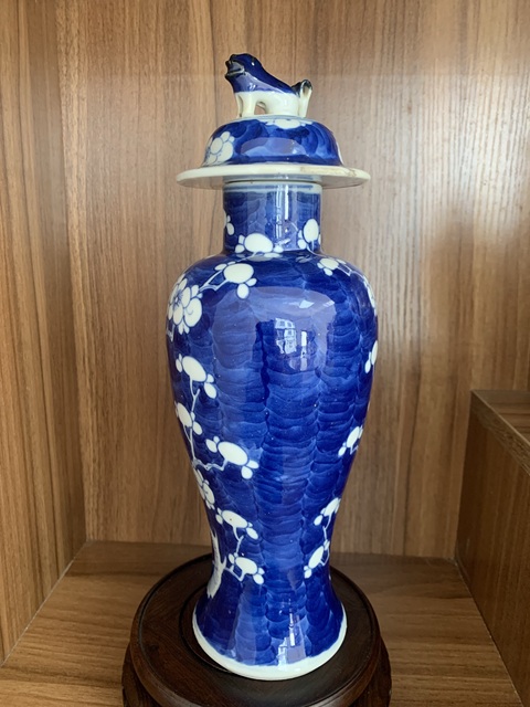 古玩陶瓷光緒 青花冰梅紋蓋瓶拍賣,當(dāng)前價格3300元
