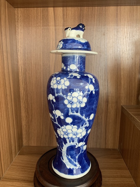 古玩陶瓷光緒 青花冰梅紋蓋瓶拍賣,當(dāng)前價格3300元