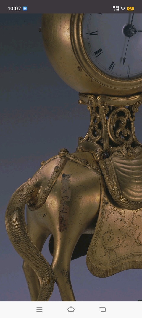 古玩銅器西洋鐘真品鑒賞圖