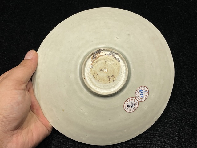 古玩陶瓷湖田窯影青釉娃娃碗真品鑒賞圖