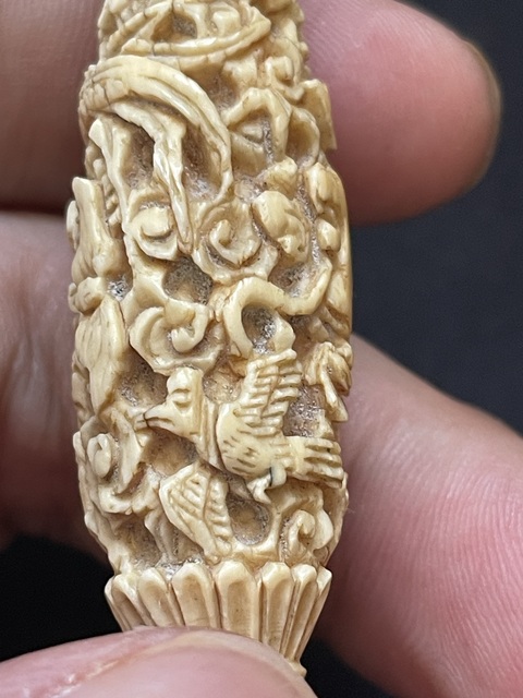 古玩雜項骨雕真品鑒賞圖