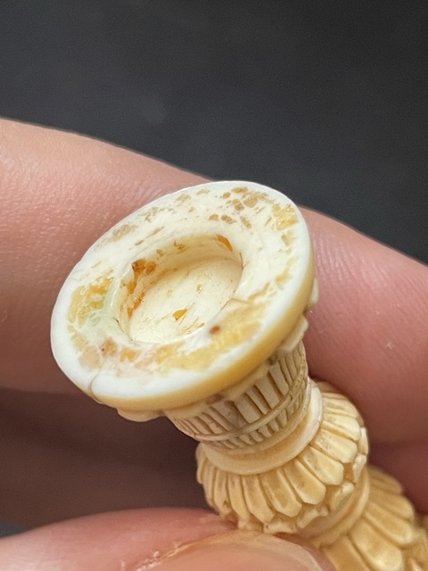 古玩雜項骨雕真品鑒賞圖