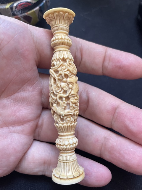 古玩雜項骨雕真品鑒賞圖