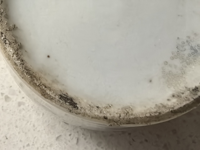 古玩陶瓷青花山水人物紋水盂真品鑒賞圖