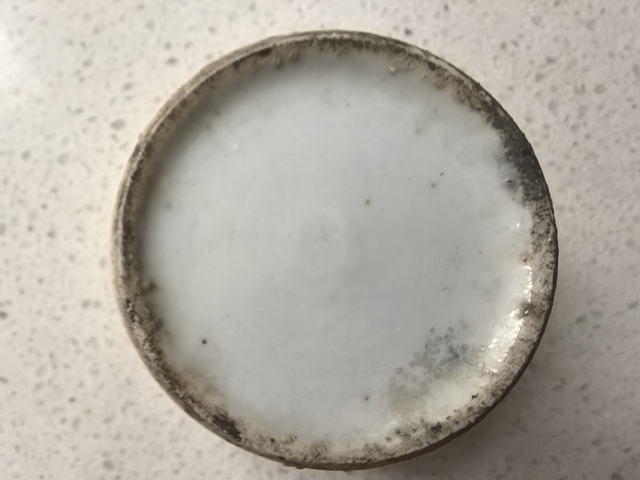 古玩陶瓷青花山水人物紋水盂真品鑒賞圖