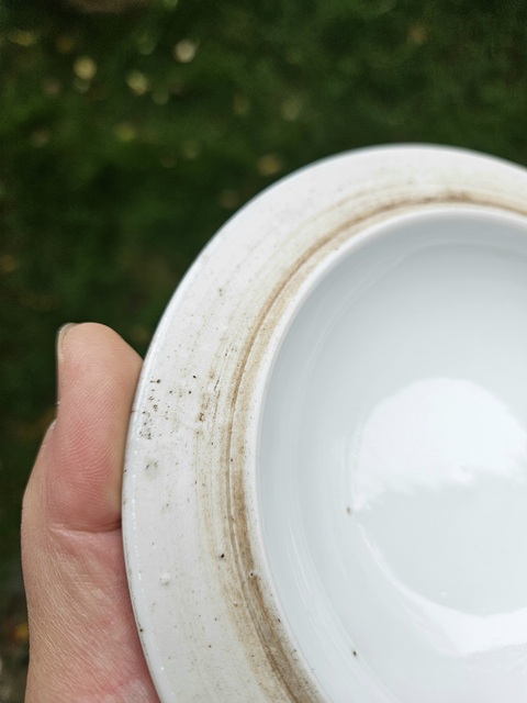 古玩陶瓷淺絳彩人物故事粥罐真品鑒賞圖