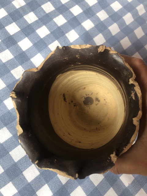 古玩陶瓷褐釉罐真品鑒賞圖