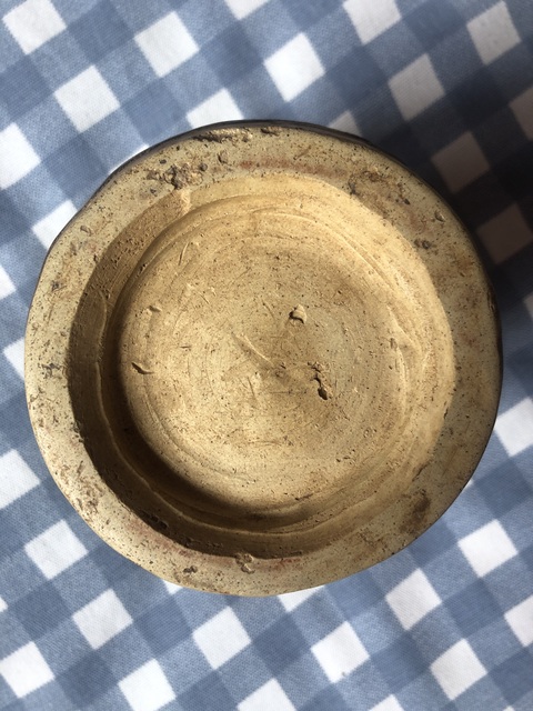 古玩陶瓷褐釉罐真品鑒賞圖