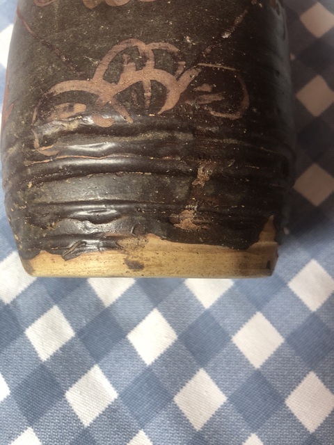 古玩陶瓷褐釉罐真品鑒賞圖