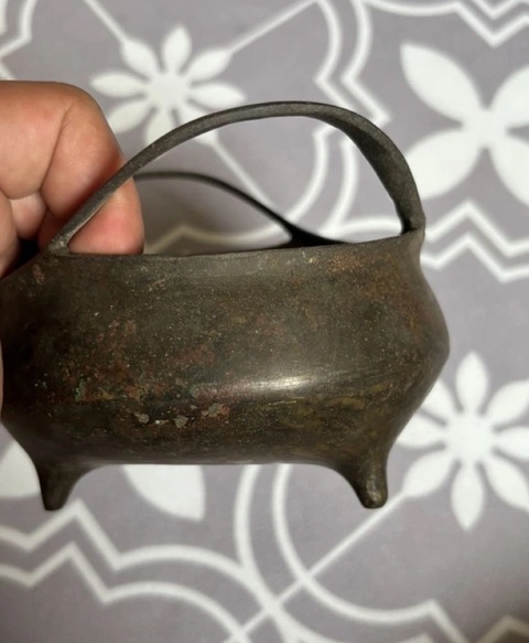 古玩銅器爐子真品鑒賞圖