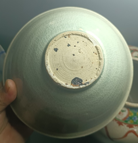 古玩陶瓷精美南宋青白釉刻花斗笠碗拍賣，當前價格1180元