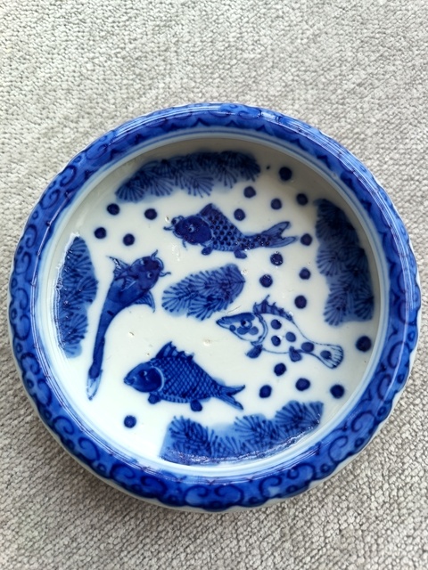 古玩陶瓷青花洗真品鑒賞圖