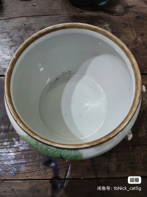 古玩陶瓷粉彩人物故事紋四系粥罐真品鑒賞圖
