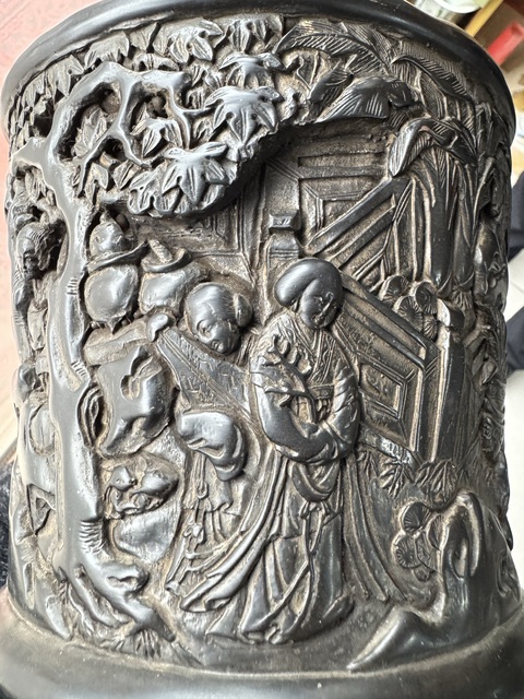 古玩雜項筆筒真品鑒賞圖