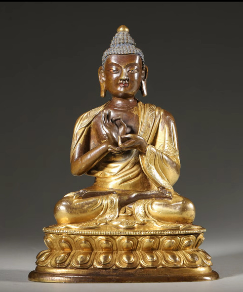 古玩銅器造像真品鑒賞圖