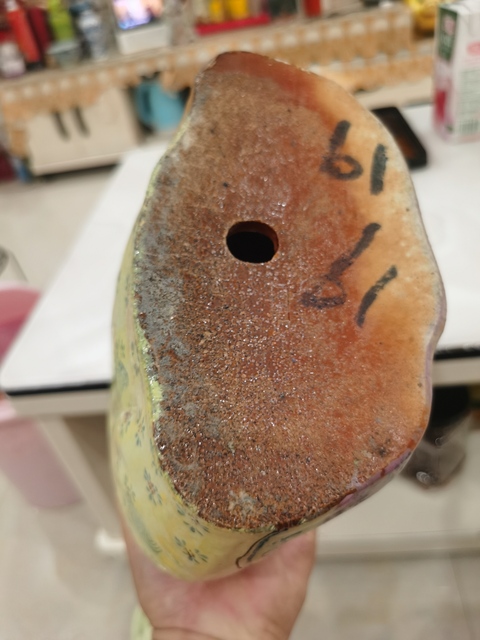 古玩陶瓷粉彩彌勒佛坐像真品鑒賞圖