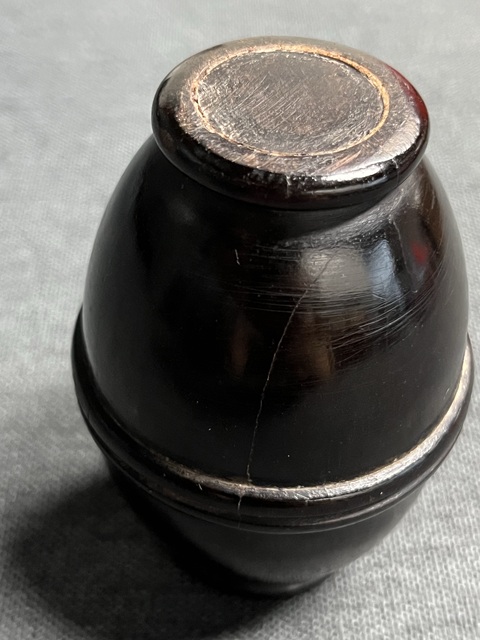 古玩雜項牙簽桶真品鑒賞圖