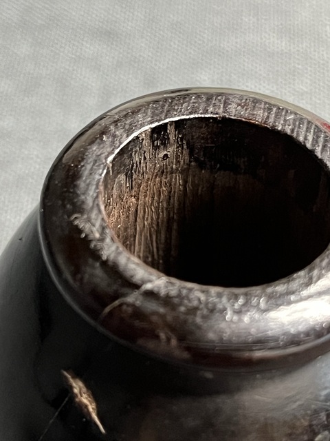 古玩雜項牙簽桶真品鑒賞圖