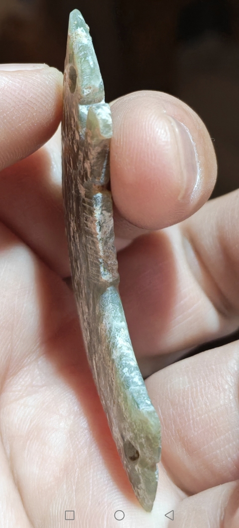 古玩玉器春秋戰國玉魚拍賣,當前價格12000元
