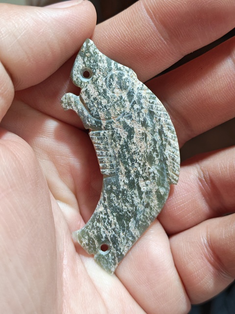 古玩玉器春秋戰國玉魚拍賣,當前價格12000元