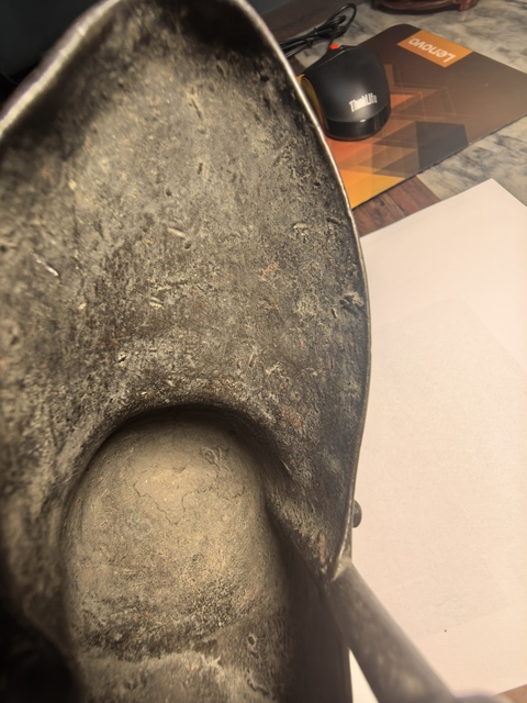 古玩銅器爵杯真品鑒賞圖