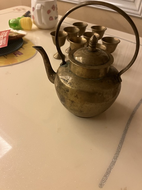 古玩銅器銅茶壺真品鑒賞圖