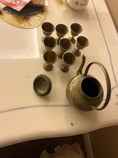 古玩銅器銅茶壺真品鑒賞圖