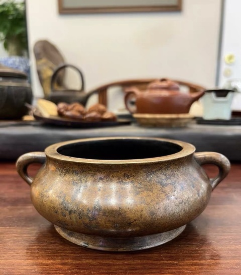 古玩銅器爐子真品鑒賞圖