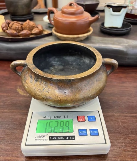 古玩銅器爐子真品鑒賞圖