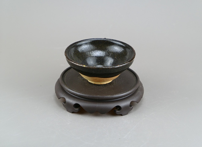 古玩陶瓷南宋.吉州窯黑釉茶盞(高級茶器)拍賣,當前價格39元