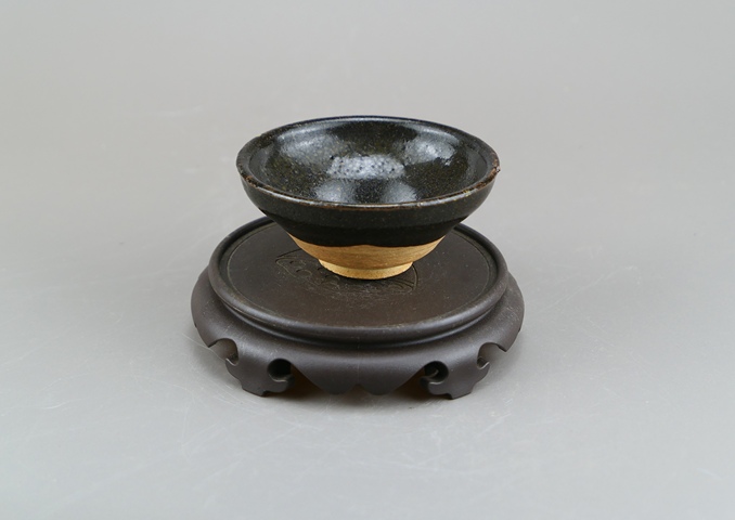 古玩陶瓷南宋.吉州窯黑釉茶盞(高級茶器)拍賣,當前價格39元