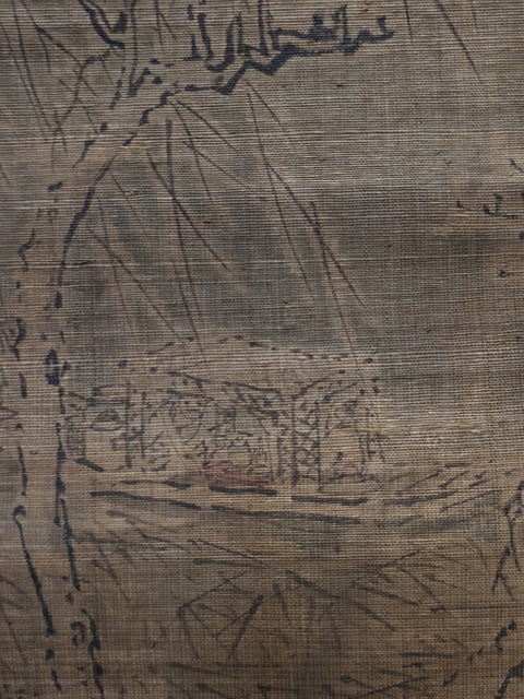 古玩字畫詹景鳳山水真品鑒賞圖