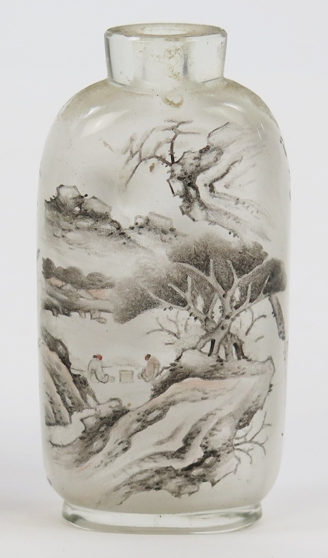 古玩雜項內畫鼻煙壺真品鑒賞圖