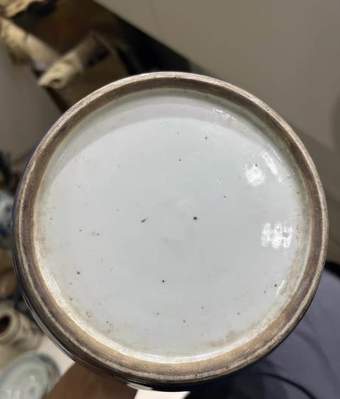 古玩陶瓷霽藍釉罐真品鑒賞圖