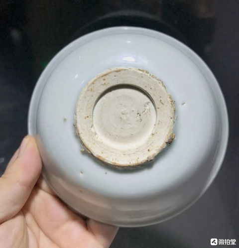 古玩陶瓷明晚期 青花蘭花草雅字紋洗拍賣，當(dāng)前價(jià)格15000元