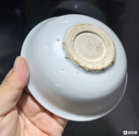 古玩陶瓷明晚期 青花蘭花草雅字紋洗拍賣，當(dāng)前價(jià)格15000元
