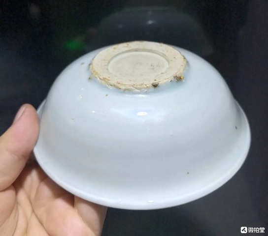 古玩陶瓷明晚期 青花蘭花草雅字紋洗拍賣，當(dāng)前價(jià)格15000元