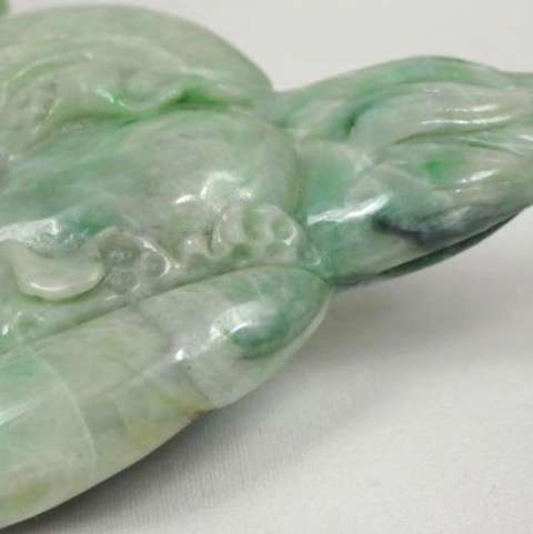 古玩玉器翡翠白菜真品鑒賞圖