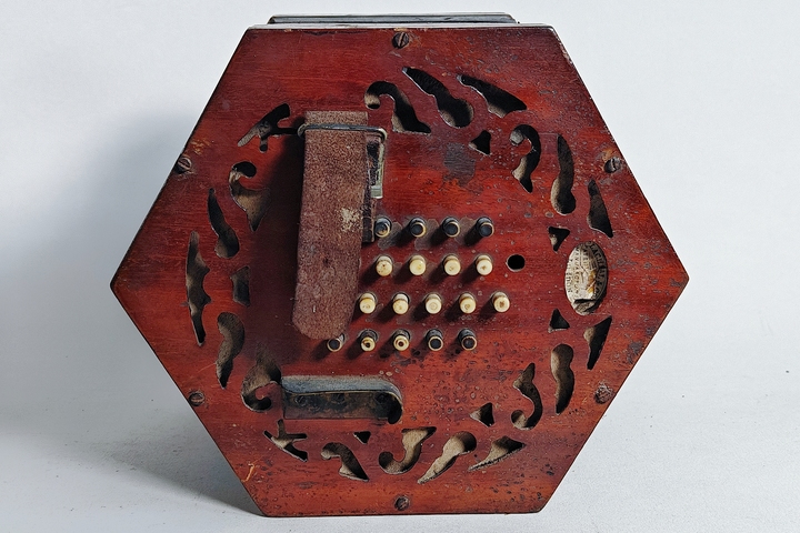 古玩雜項琴真品鑒賞圖